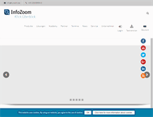 Tablet Screenshot of infozoom.com